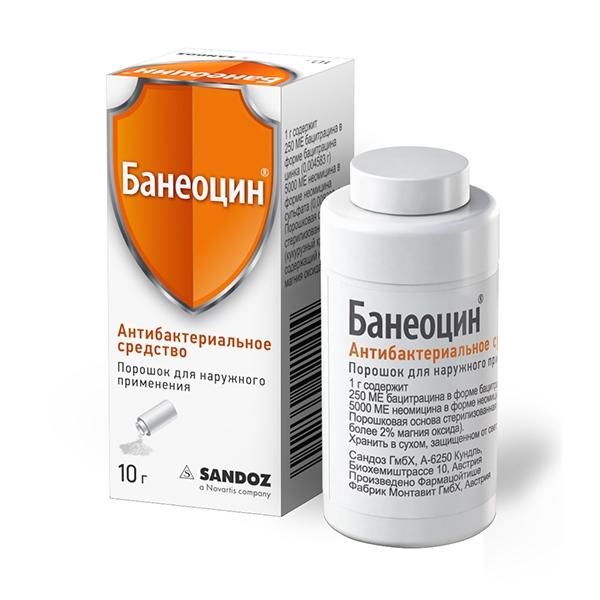 Применение препарат Банеоцин при термических ожогах