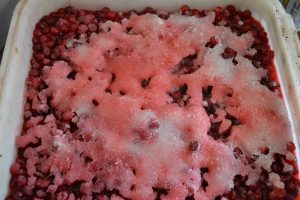процесс приготовления сиропа из ягод клоповки для лечения гипертонии