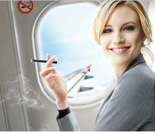 Электронные сигареты в самолете
